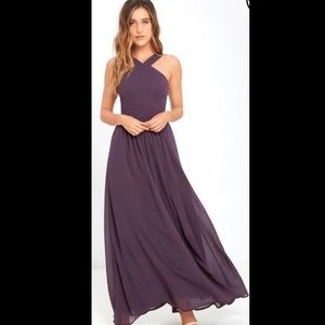 Lulus Dusty Purple Dress